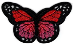 Schmetterling-Applikation zum Aufbügeln