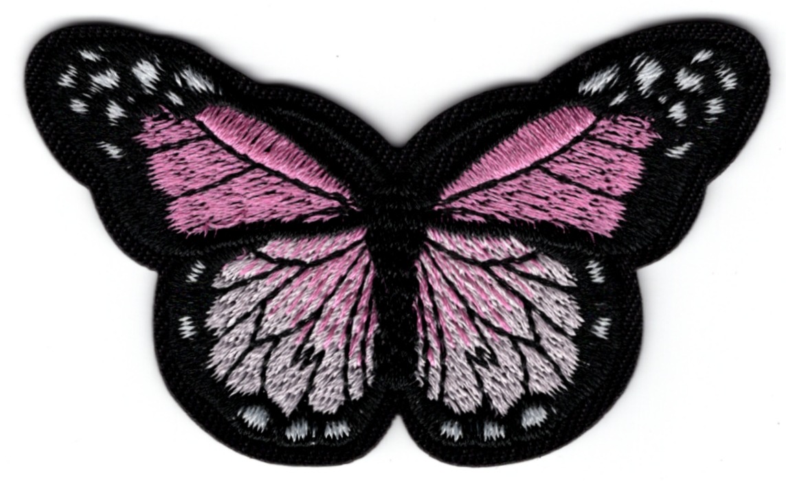 Vlinder stoffen opstrijk patch