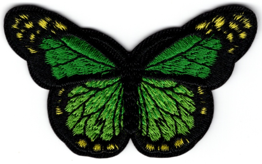 Vlinder stoffen opstrijk patch