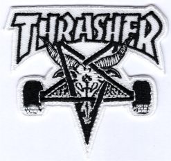 Thrasher stoffen opstrijk patch