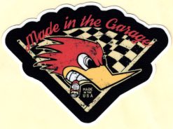 Mr Horsepower Made in the Garage sticker