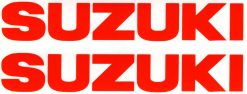 Suzuki sticker set