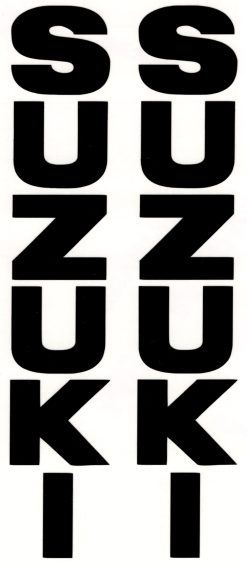Suzuki verticaal sticker set