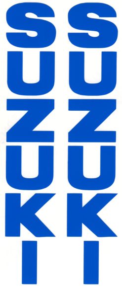 Suzuki verticaal sticker set