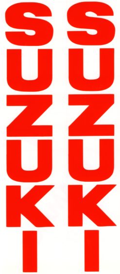Suzuki verticaal sticker set