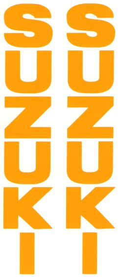 Suzuki verticaal sticker set
