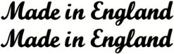 Aufkleberset „Made in England“.