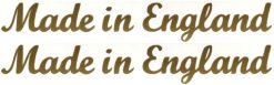 Aufkleberset „Made in England“.