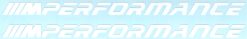 M Performance sticker set