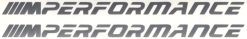 M Performance sticker set