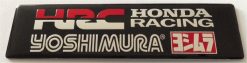 Yoshimura Racing aluminium uitlaatplaatje