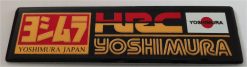 Yoshimura Racing aluminium uitlaatplaatje