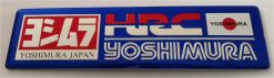 Yoshimura Racing aluminium uitlaatplaatje
