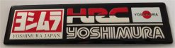Yoshimura Racing aluminium uitlaatplaatje