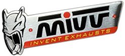 Mivv Invent Exhaust aluminium uitlaatplaatje