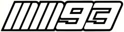 Marc Márquez 93 sticker