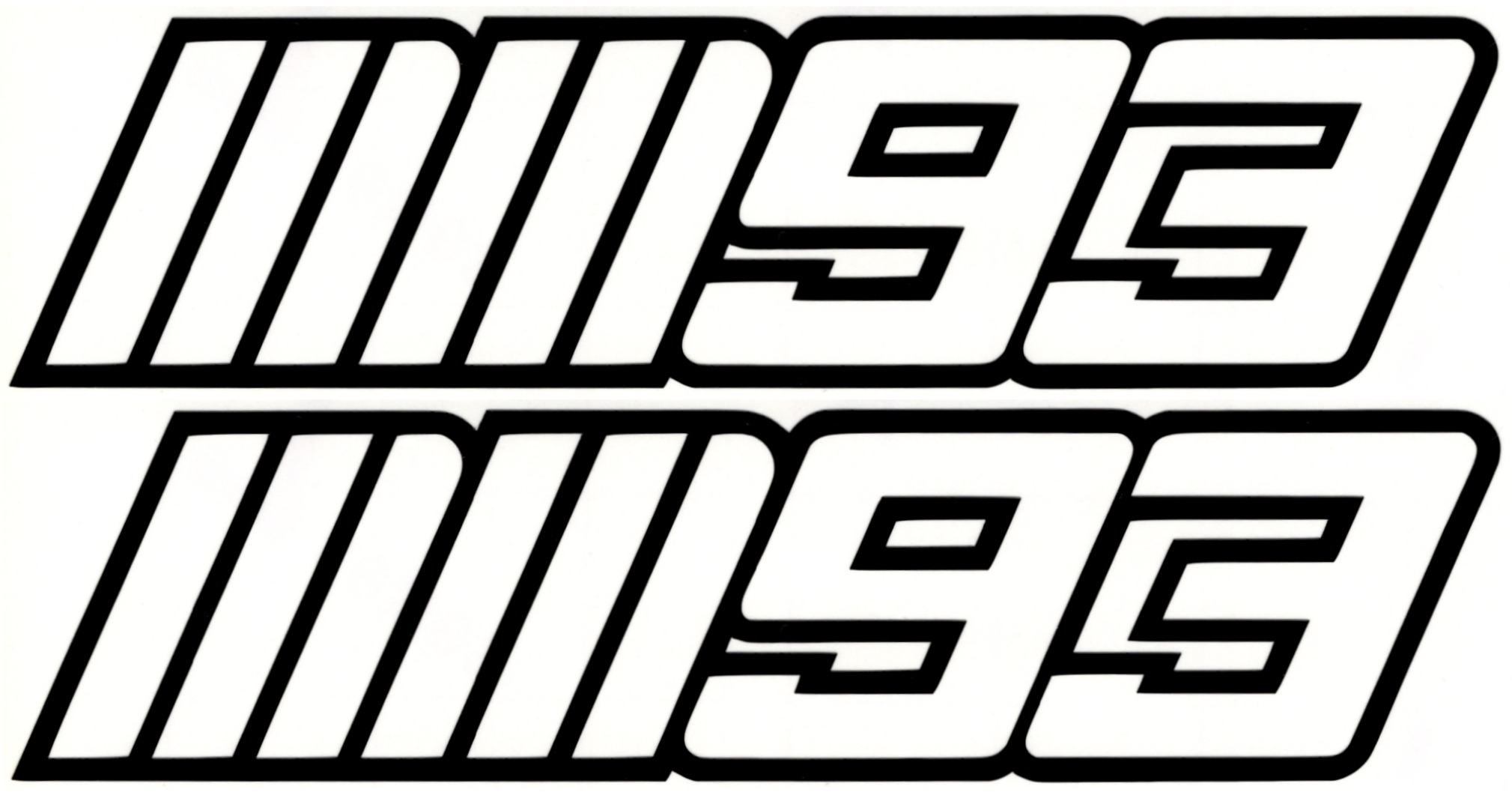 Marc Márquez 93 sticker set