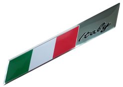 Italy vlag aluminium plaatje