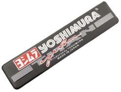 Yoshimura Cyclone Exhaust System aluminium uitlaatplaatje