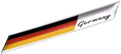 Duitsland Germany vlag aluminium plaatje