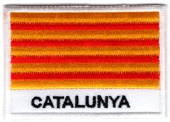 Catalonië stoffen opstrijk patch