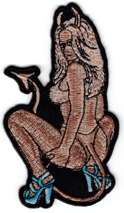 She Devil Biker Tatto stoffen opstrijk patch