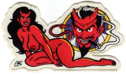 Coop She Devil Hot Rod stoffen opstrijk patch