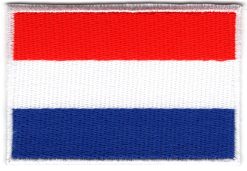 Aufnäher mit niederländischer Flagge zum Aufbügeln