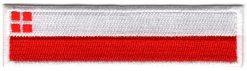 Utrecht vlag stoffen opstrijk patch