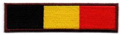 België vlag biker stoffen opstrijk patch