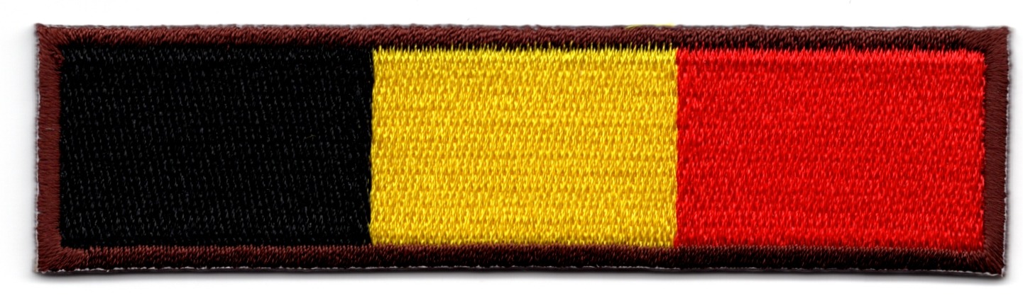België vlag biker stoffen opstrijk patch