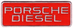 Porsche Diesel Tractor stoffen opstrijk patch