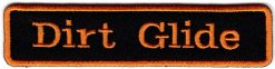 Dirt Glide stoffen opstrijk patch
