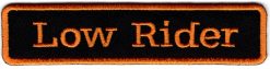 Low Rider stoffen opstrijk patch