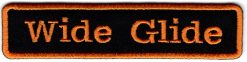 Wide Glide stoffen opstrijk patch