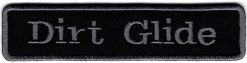 Dirt Glide stoffen opstrijk patch