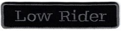 Low Rider stoffen opstrijk patch