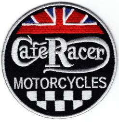 Cafe Racer Motorräder Applikation zum Aufbügeln