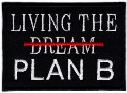 Living the dream stoffen opstrijk patch
