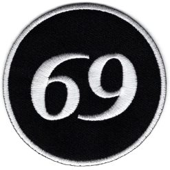 69 stoffen opstrijk patch embleem
