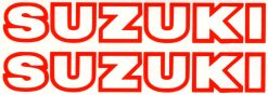 Suzuki sticker set