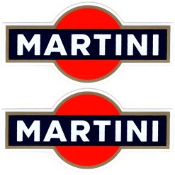 Aufkleberset „Martini Racing“.