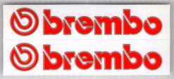 Ensemble d'autocollants Brembo