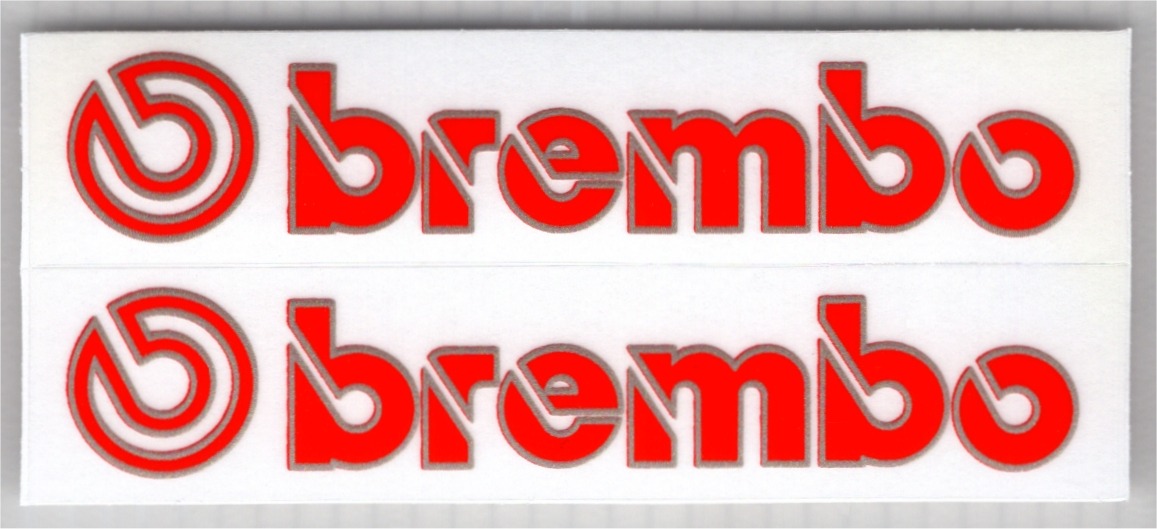 Ensemble d'autocollants Brembo