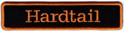 Hardtail stoffen opstrijk patch