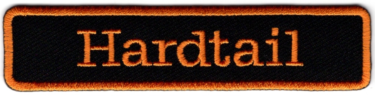 Hardtail stoffen opstrijk patch
