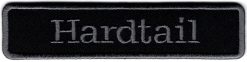 Hardtail stoffen opstrijk patch