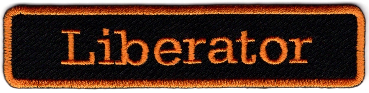 Liberator stoffen opstrijk patch