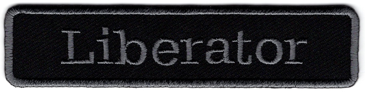 Liberator stoffen opstrijk patch