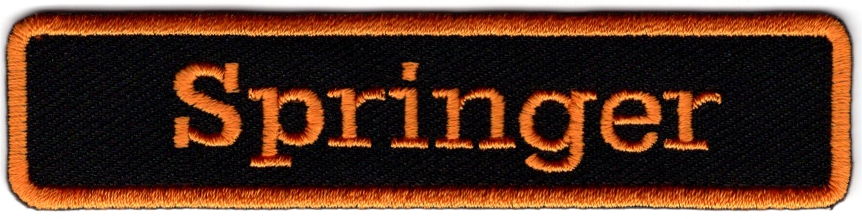 Springer stoffen opstrijk patch